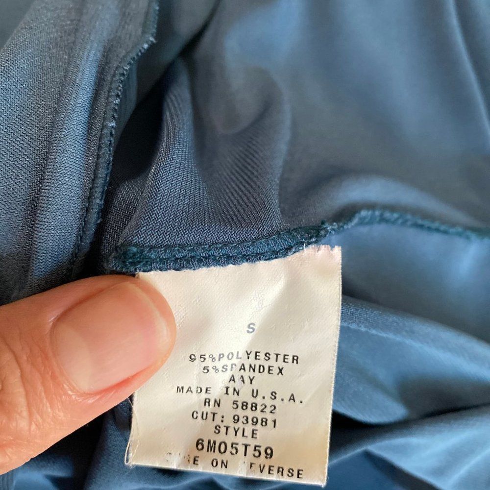 EUC Teal Knotted Front Halter Cocktail Midi Dress - Picture 7 of 14